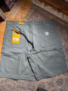Carhartt Men’s Olive Green Cargo Shorts